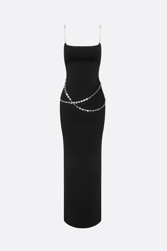 Janiella Chain Wrap Maxi Dress