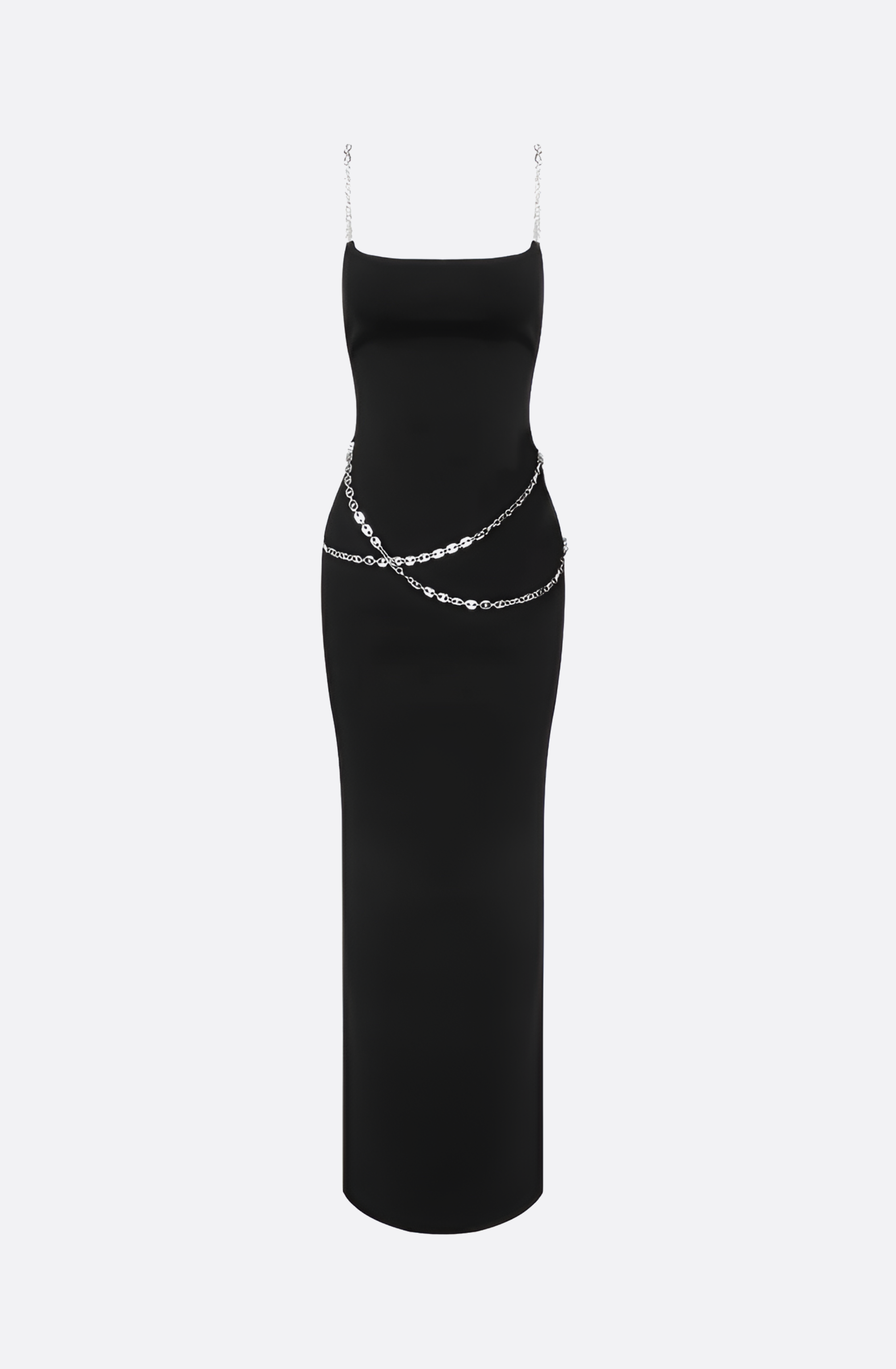 Janiella Chain Wrap Maxi Dress