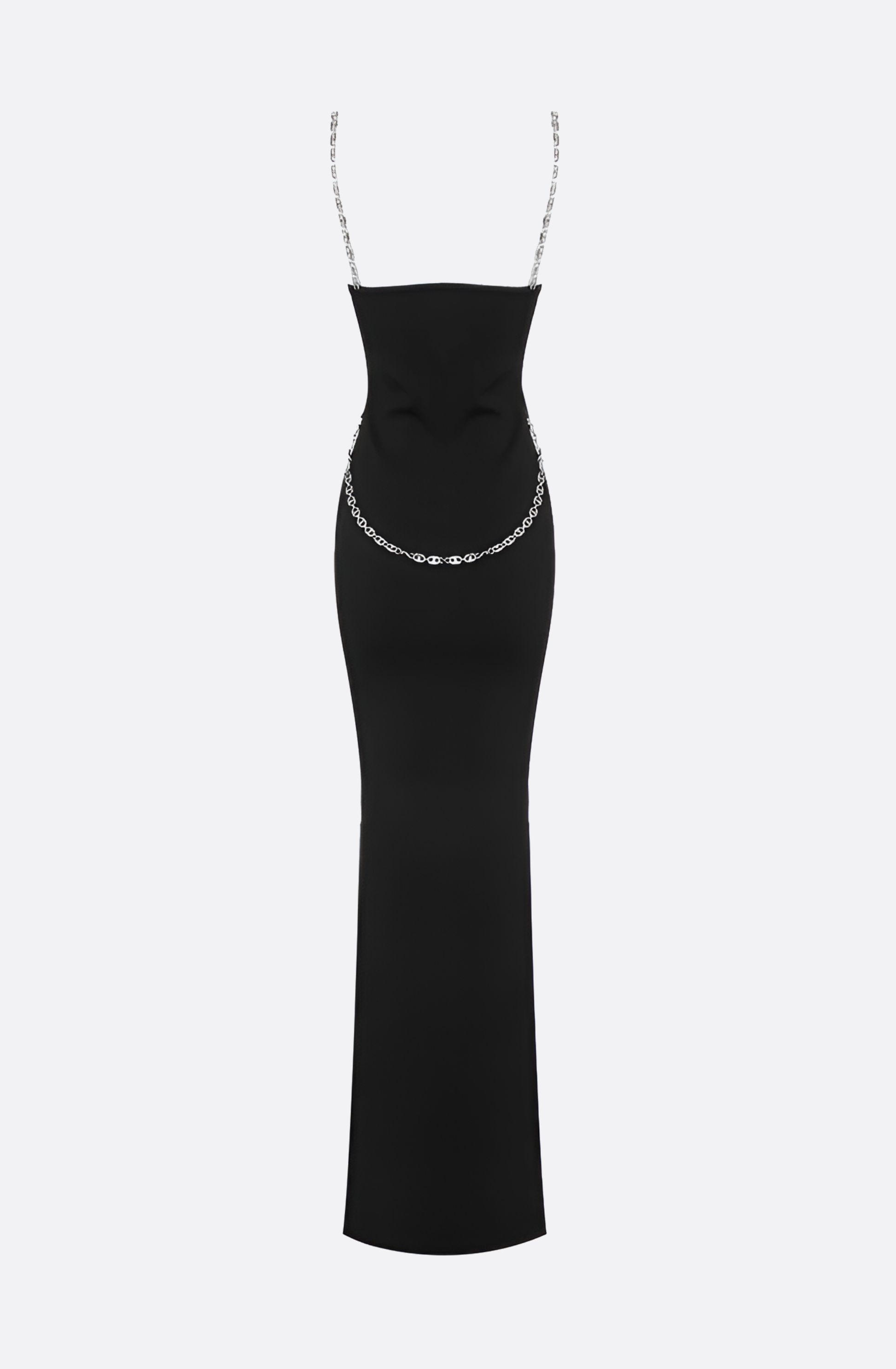 Janiella Chain Wrap Maxi Dress